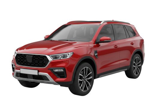 Red SUV Car